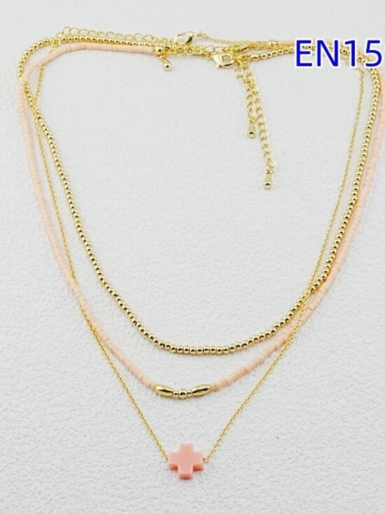 Enewton Colorful Cross Necklace 87$